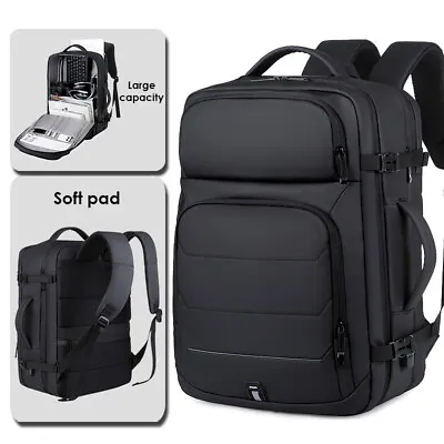 Men Travel 15.6  Laptop School Backpack USB Charge Business Bag Satchel Rucksack • $43.99