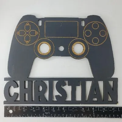 Video Game Controller Sillhouettes Signs Wall Decoration Christian Man Cave • $0.94