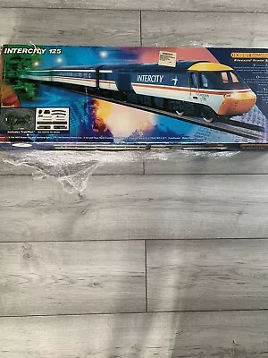 Hornby Intercity 125 Swallow White Train Set Boxed • £80