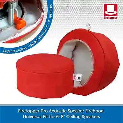 £44 • Buy Firetopper Acoustic Speaker Firehood Universal Fit For 6-8  Ceiling Speakers
