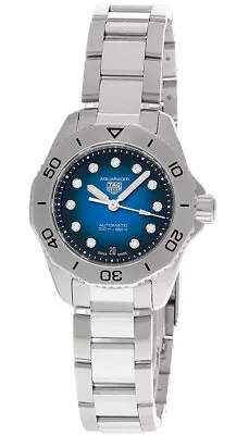 TAG HEUER Aquaracer AUTO Diamond 30MM Women's Watch WBP2411.BA0622  (No Tag) • $2550