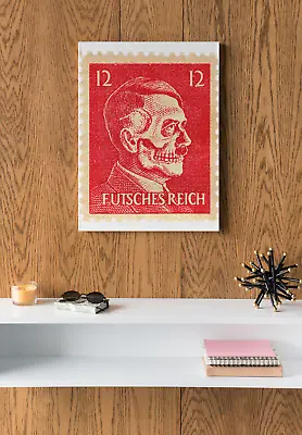 Anti-Hitler WW2 American Propaganda Poster  FUTSCHES REICH  WWII US Anti-Nazi • $12.95