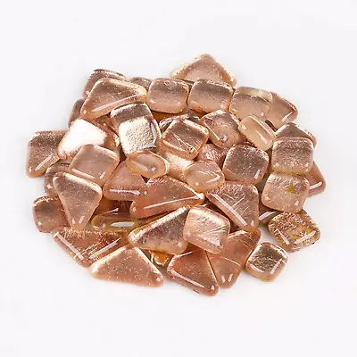 200 G Gold Leaf Gilding Mosaic Tiles For Crafts Purple Assorted Color Glass Glit • $11.40