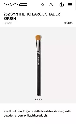 MAC Cosmetics #252 Brush - NEW • $22