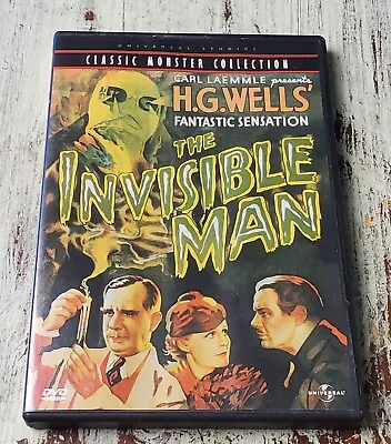 VG The Invisible Man (1933) DVD Authentic Universal Monster US Release • $3.45