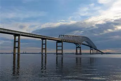 Baltimore Francis Scott Key Bridge Glossy Poster Picture Photo Print Banner 9160 • $12.99