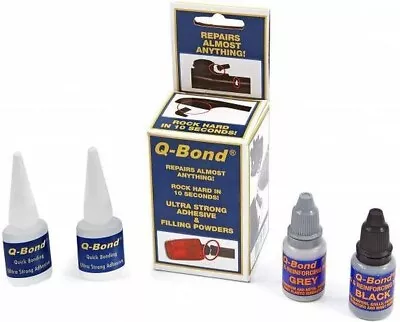 Q-Bond QB2 Ultra Strong Adhesive Repair Kit (ROCK HARD IN 10 SECONDS) • £10.99