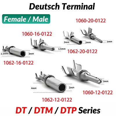 Deutsch 2/16/20 Gauge Pin Terminal Car Auto Electrical Connector Male/Female • $1.79