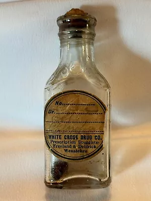 Vintage Small Cork Bottle ~ Chloroform Label ~ Medicine~ White Cross Drug Co. • $29.95