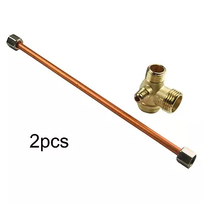 Air Compressor Check Valve +Air Compressor Tube G1/8 200mm Exhaust Tube 3-Port Z • $18.78