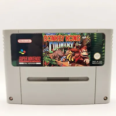 $57.99 • Buy Donkey Kong Country SNES Super Nintendo Game AUS PAL