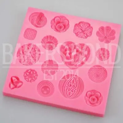 £6.95 • Buy Multi Vintage Intricate Textured Jewelled Brooches Silicone Mould Heart Rose