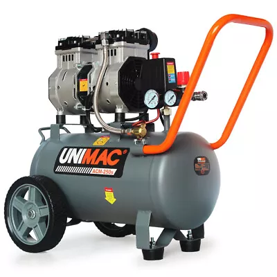 UNIMAC 25L 1.5HP Silent Oil-Free Electric Air Compressor Portable • $325.38