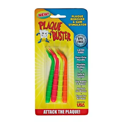 The Plaque Buster Plaque Remover & Gum Stimulator Will Not Scratch Teeth Or Gums • $14.95