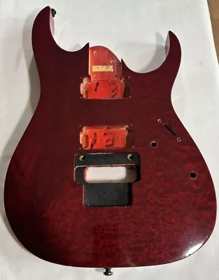 2000 Ibanez RG320QS Body HH Transparent Red Floyd • $84.95