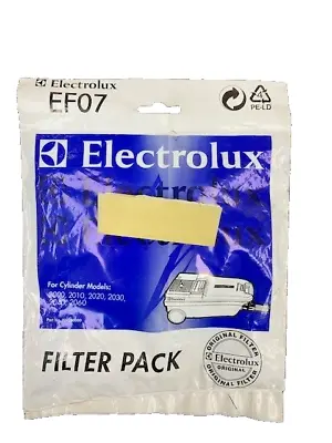 Electrolux EF07 Vacuum Cleaner Filter Pack Includes 5 Filters GENUINE PARTS!!!! • £7.99