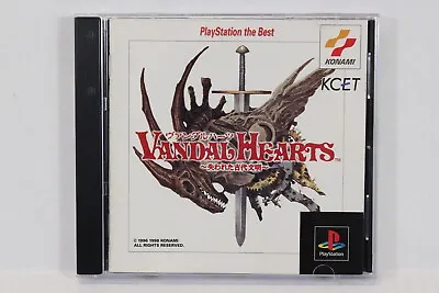 Vandal Hearts The Best SONY PS1 PS 1 PlayStation Japan Import US Seller P2137 • $15.49