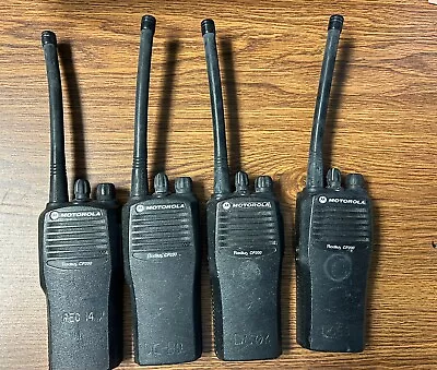 Lot Of 4 Motorola Radius CP200 146-174 MHz VHF 4Ch TwoWay Radio AAH50KDC9AA1AN • $285
