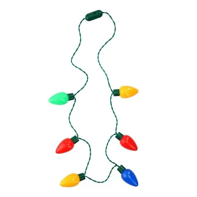 LED Light Up Christmas Bulb Necklace Party Favors... • $9.95