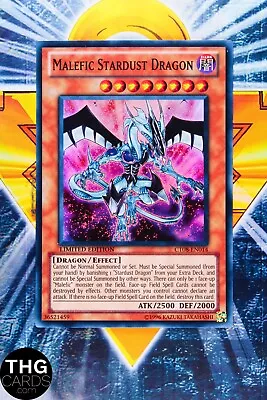 Malefic Stardust Dragon CT08-EN014 Super Rare Yugioh Card • $7.45