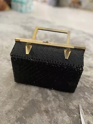 Vintage Wicker Gladys Golden Handbag • $19.95