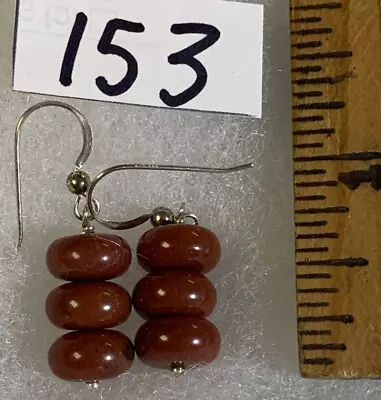 Jay King DTR HSN Mine Find GEMSTONE Red Jasper Earrings • $29.95