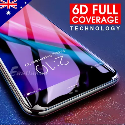 $5.95 • Buy 2x For Apple IPhone 7 8 Plus Full Cover Curved Tempered Glass Screen Protector