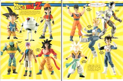 2003 Action Figures Toy 2 PG PRINT AD ART - DRAGONBALL Z GOKU GIRU PAN VEGETO • $13.64