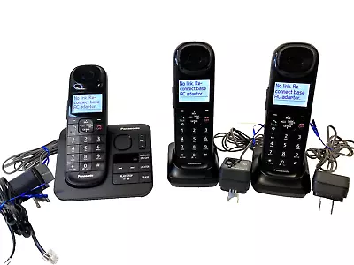 Panasonic KX-TGL430 3 Handset Cordless Telephones With Digital Answering Machine • $35.95