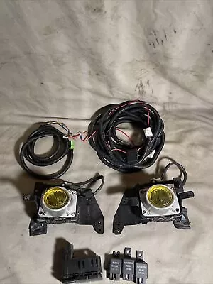 Fog Lights Wiring Kit Yellow Lens For Honda Civic 92-95 W/O Covers • $29.99