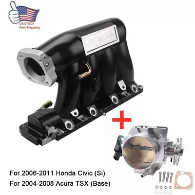 Intake Manifold +Throttle Body With Sensor For 04-08 Acura TSX 06-11 Civic Si • $179.99