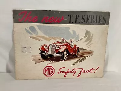 1953 MG ~ The New T.F. Series ~ Safety Fast ~ Original Dealer Brochure • $23.80