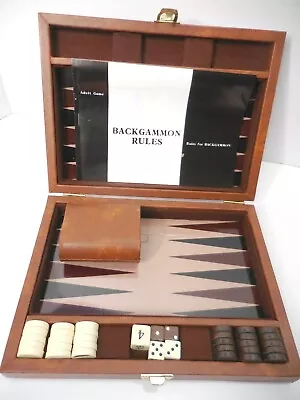 Traveling Backgammon Compact Magnetic Game Set Board E5 • $17.95