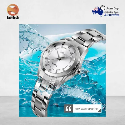 $30.30 • Buy 💎Women Ladies Watches Waterproof Stainless Steel Band Round Quartz Wrist Watch