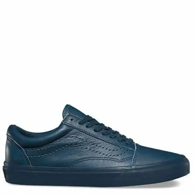 Vans Shoes Old Skool Leather Midnight Navy New Sale • $84.51