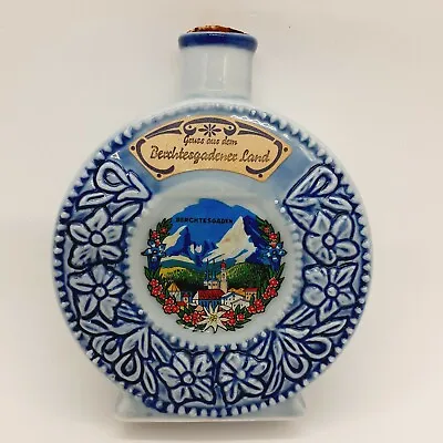 $29.99 • Buy Vtg German Flask Porcelain Decanter Original Grassl's Gebrigs-Enzian Berctesgade