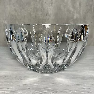 Vintage Miller Rogaska Lead Crystal Equinox Pattern Heavy 7  Serving Bowl • $17.50