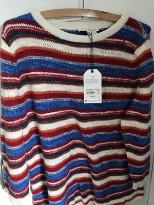 £32.80 • Buy Seasalt Fishing Trip Jumper Oars Up Rudder Linen Size UK 18