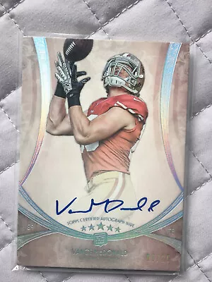 Vance McDonald 2013 Topps Five Star Futures Autograph Silver #FSFA-VM Auto /25 • $19.99