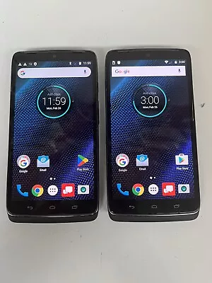 Lot Of (2) Motorola Droid Turbo | XT1254 | 32GB | 4G VoLTE | 21MP | Verizon | E8 • $44.99