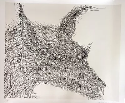 $2999 • Buy Adam Cullen “ANIMAL” “THE BAD WOLF “experimental Print RARE! Huge! 132 Cm X112cm