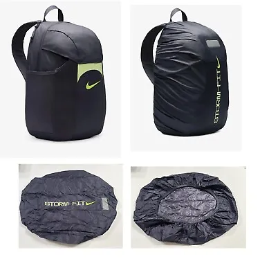 Nike 23 Academy Team Soccer Backpack Storm Tec Sapphire/Gridiron/Volt DV0761-015 • $36.73