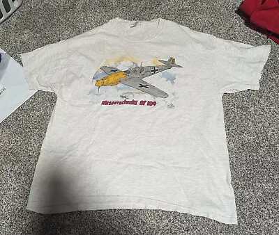 Sophos Messerschmitt BF 109 Plane Tshirt Size XL Hanes Beefy 1993 • $9