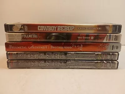 Anime DVD Lot Full Metal Alchemist Ghost In The Shell Vol 1 Cowboy Bebop Movie  • $19.99