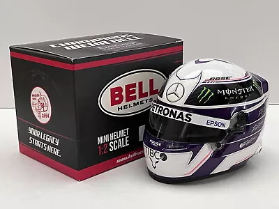 Lewis Hamilton Mercedes 2020 Test 1/2 Scale Formula 1 Helmet Bell Sports Mini • £350