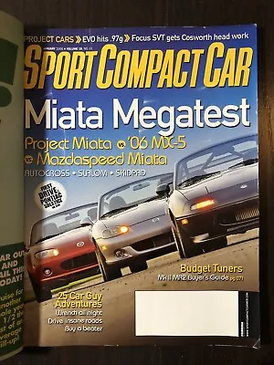 Vintage January 2006 Sport Compact Car Magazine Mazda Miata MX5 • $9.99