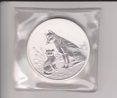 2022 Mother And Baby Dingo 2 Oz Silver Piedfort Coin In A Plastic Pouch • $122