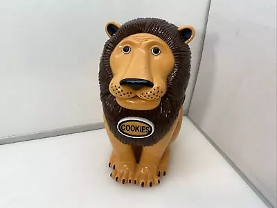 Vintage 1999 The Original Tiger Cookie Jar Roaring Talking Lion / Tested & Works • $26.95