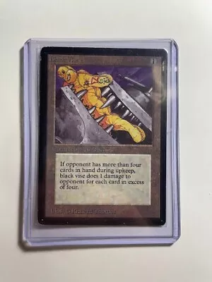 Black Vise (Beta Edition) Magic The Gathering MTG Card  • $150