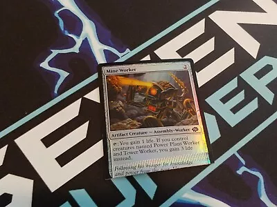 MTG Mine Worker Foil Miscut Error Misprint Pack Crimped The Brothers War • $16.50